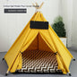 Pet Tent Cat House Removable And Washable Kennel Cat Villa Semi-enclosed Insulation Cat Nest Foldable Cat Tents