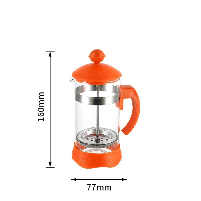 French press pot hand brew coffee pot