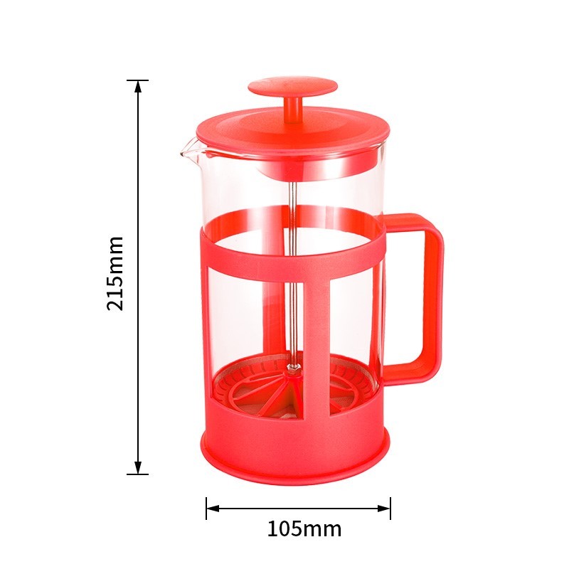 French press pot hand brew coffee pot