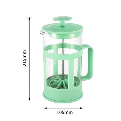 French press pot hand brew coffee pot