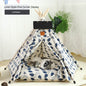 Pet Tent Cat House Removable And Washable Kennel Cat Villa Semi-enclosed Insulation Cat Nest Foldable Cat Tents