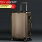 Aluminum Magnesium Alloy Luggage Large Capacity Trolley Case