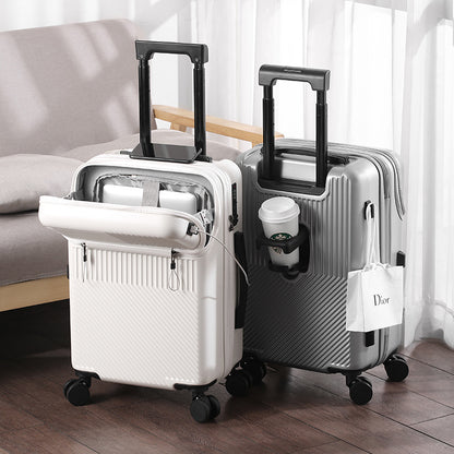 US Multi-functional Front Fastening Luggage Large Capacity