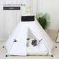 Pet Tent Cat House Removable And Washable Kennel Cat Villa Semi-enclosed Insulation Cat Nest Foldable Cat Tents