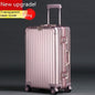 Aluminum Magnesium Alloy Luggage Large Capacity Trolley Case