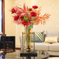 Modern Light Luxury Style Marble Vase Decoration Living Room Flower Arrangement